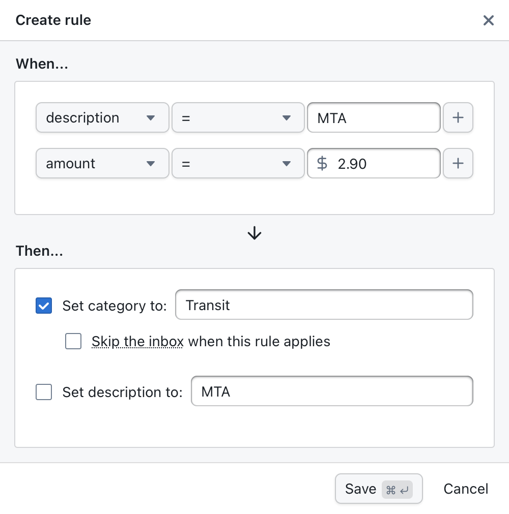 Tender's rules engines makes automation easy